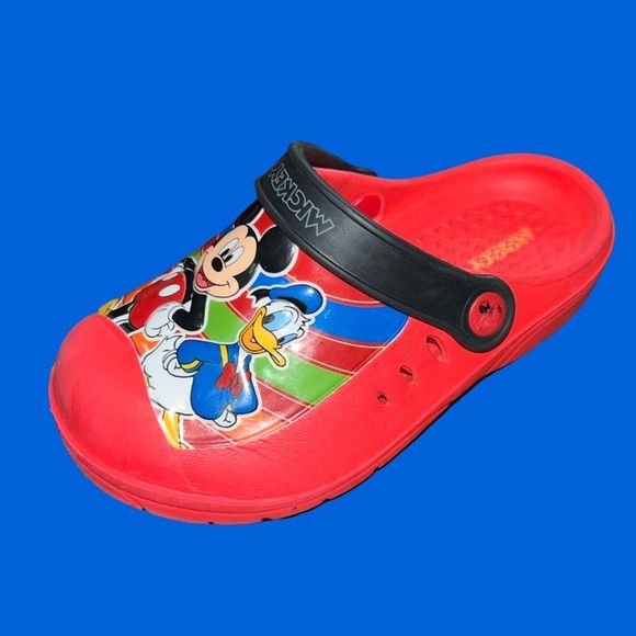 Licensed Mickey Mouse Toddler Boys Character Clogs Size 9 10 - Picture 1 of 6